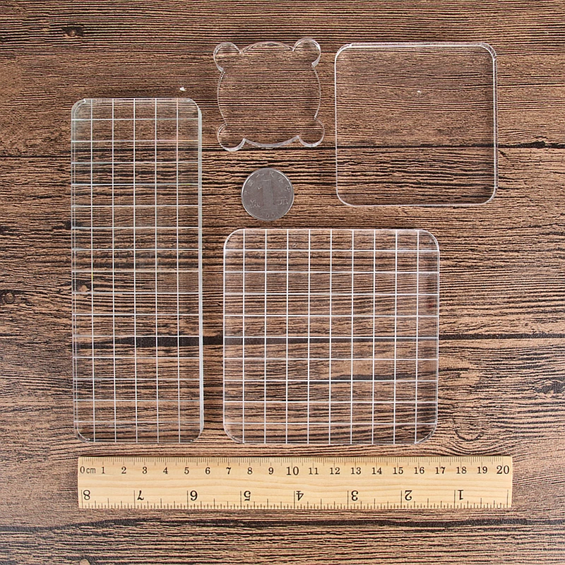 1 шт. DIY прозрачный штамп акриловый блок Pad Скрапбукинг цветной процесс необходимые инструменты ручной работы акриловые паштет детские игрушки