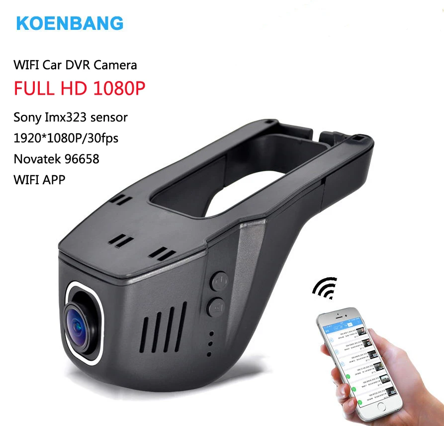 KOENBANG Novatek 96658 Автомобильный видеорегистратор WDR с функцией ночного видения sony Imx323