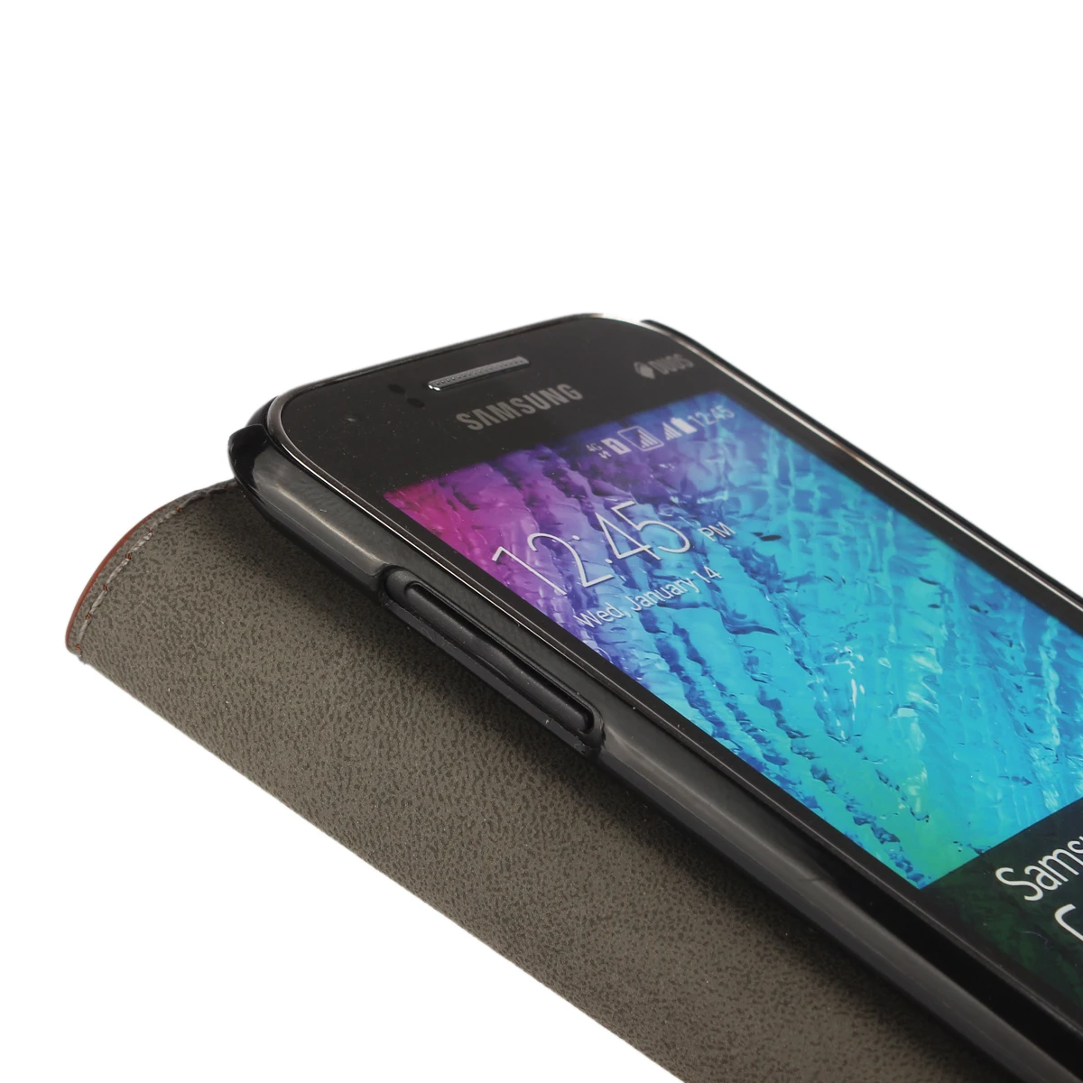 Флип-чехол из искусственной кожи для Samsung J1 чехол с держателем карт Galaxy J100F