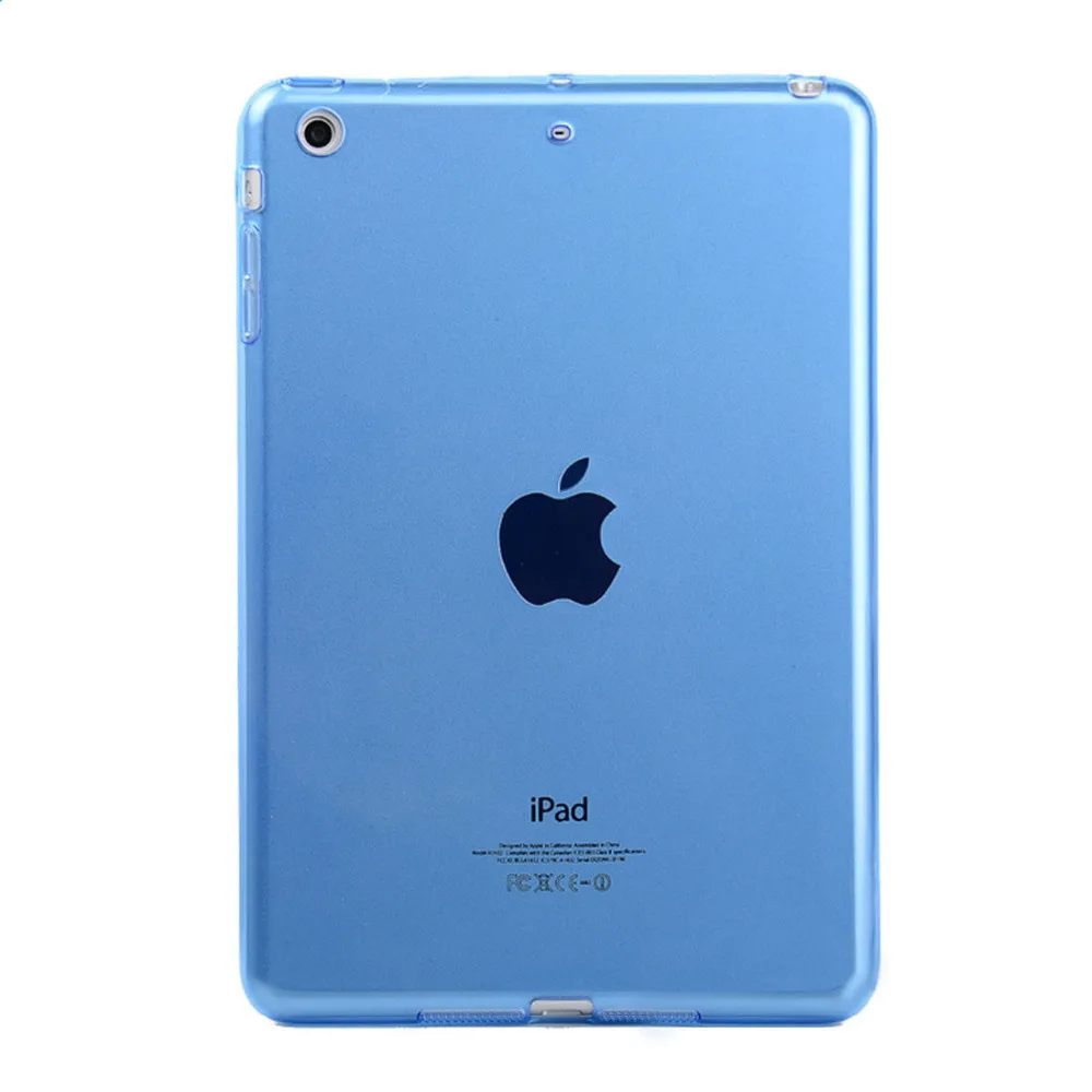 Capa для Apple iPad mini 1 2 3 4 чехол Tpu Мягкий задний бампер ультра тонкий прозрачный