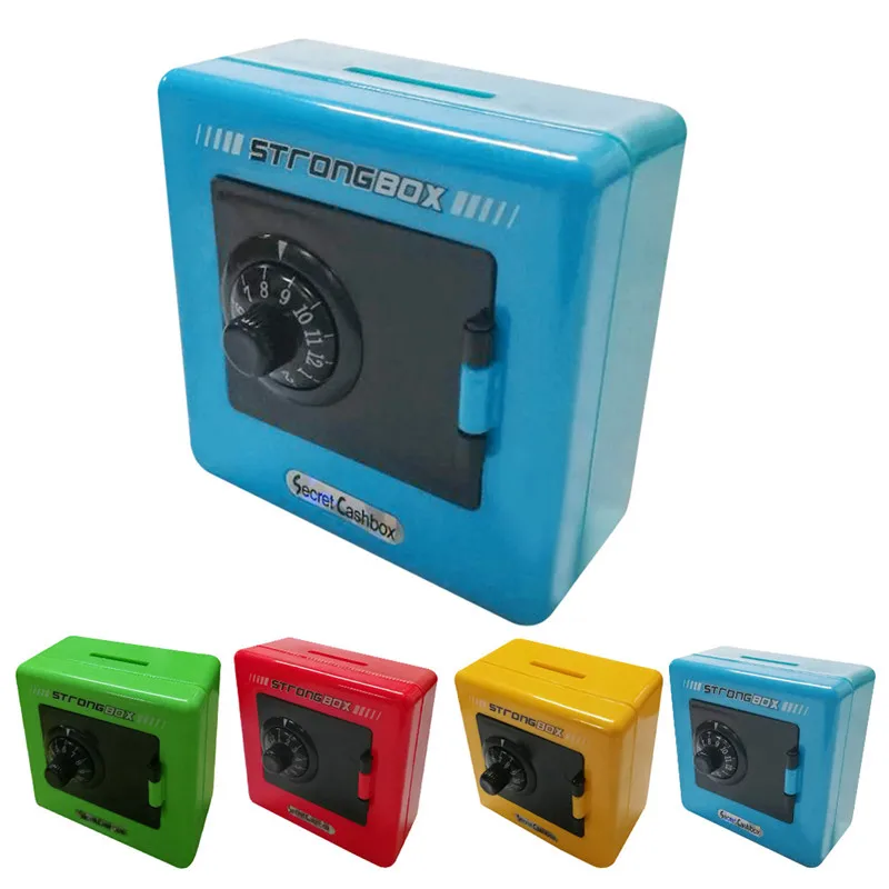 Детская Комбинации безопасный код блокировки копилка для сохранения монет