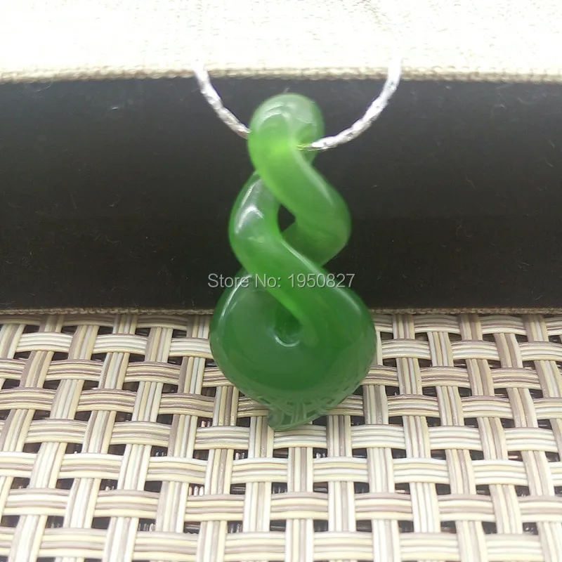 Падение доставка Новой Зеландии маори Стиль нефрит рыболовный крючок КУЛОН Хей