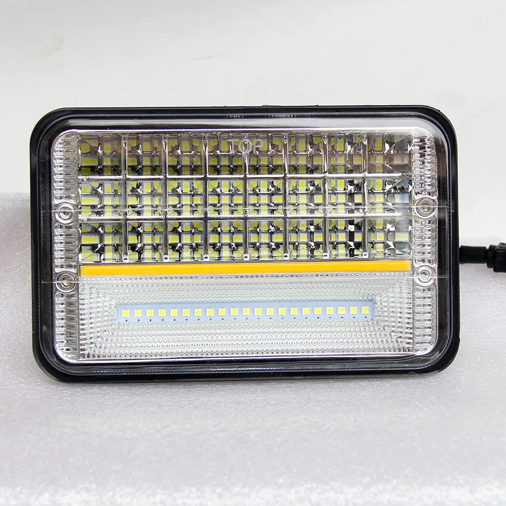 2018 Новейшая Высокая мощность квадратный Ангел Eyel DRL Противотуманные 4X6