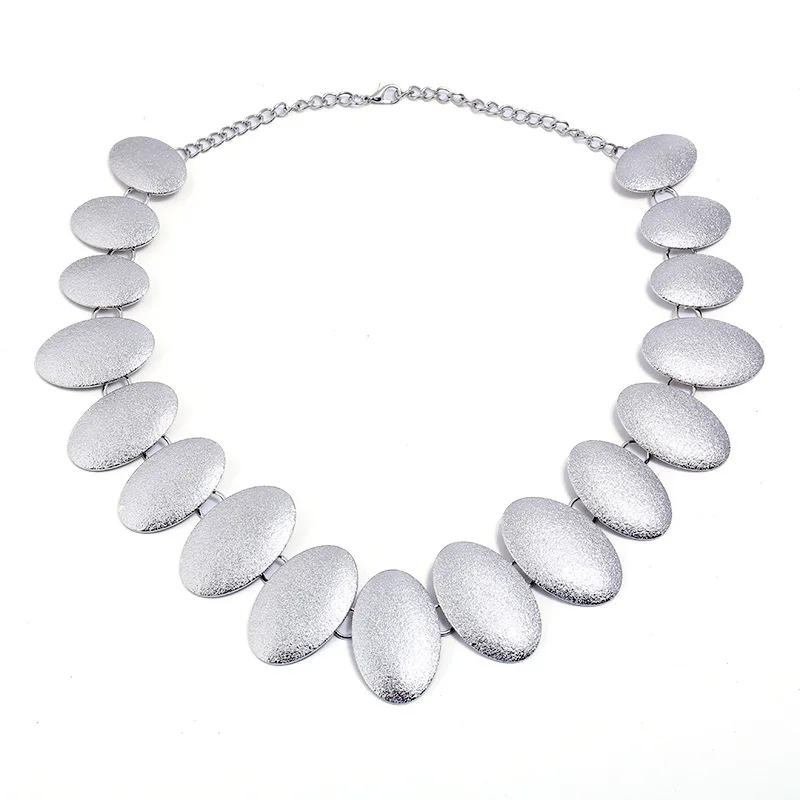 Простое модное женское ожерелье-чокер ювелирное изделие сплав чокер ожерелье