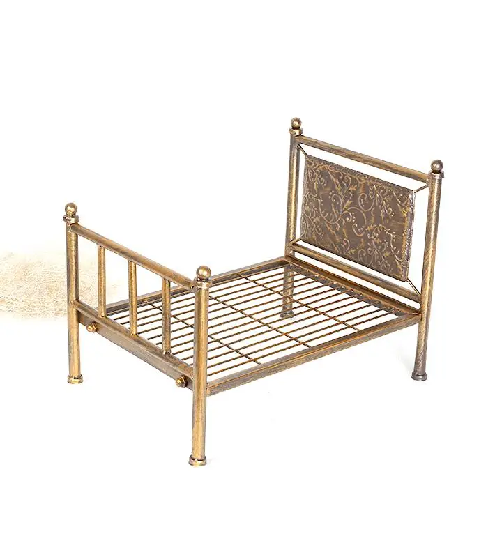 Vintage Bed-1 Металлические декорации подставка для новорожденных Фото позирует Bean сумка набор из нержавеющей стали детская подставка для фотографий стойки - Цвет: Vintage Bed-1