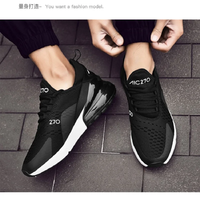 Для мужчин стильные личность повседневные кроссовки из дышащего материала