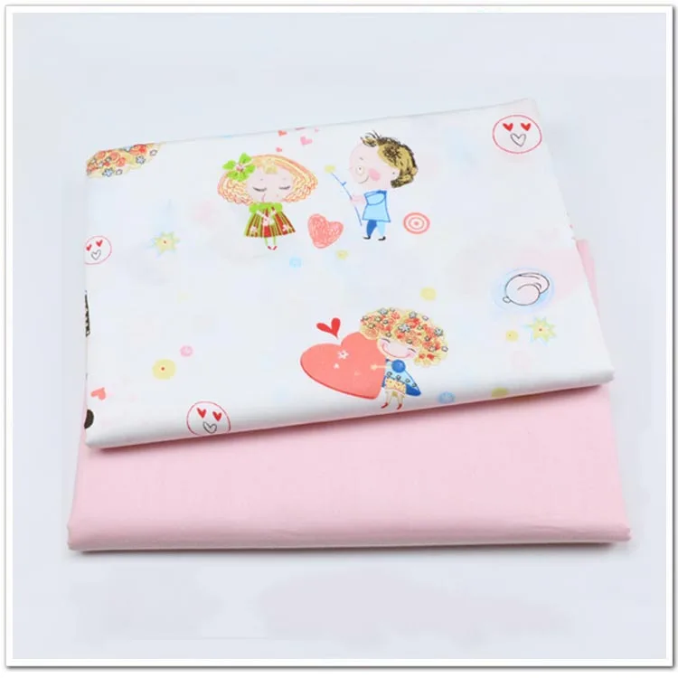 Хлопковая стеганая ткань с рисунком принцессы феи для рукоделия лоскутного