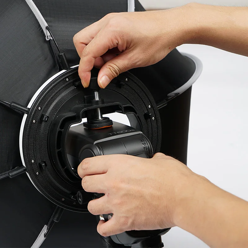 Складной софтбокс TRIOPO 55 см восьмиугольный с подставкой 1 8 м/2 м для вспышки Godox Yongnuo