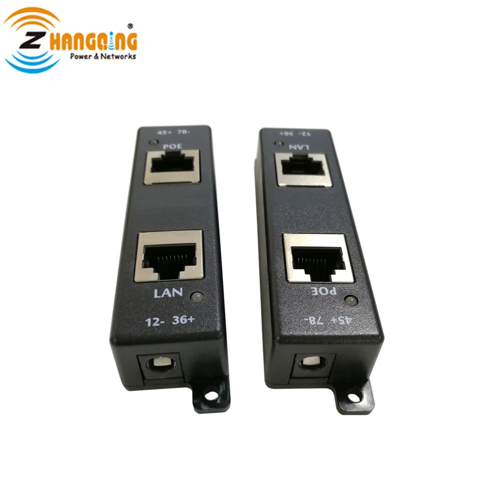 Один Порты и разъёмы Gigabit Passive PoE + инжектора/сплиттер. Ethernet может быть 30 Вт 60