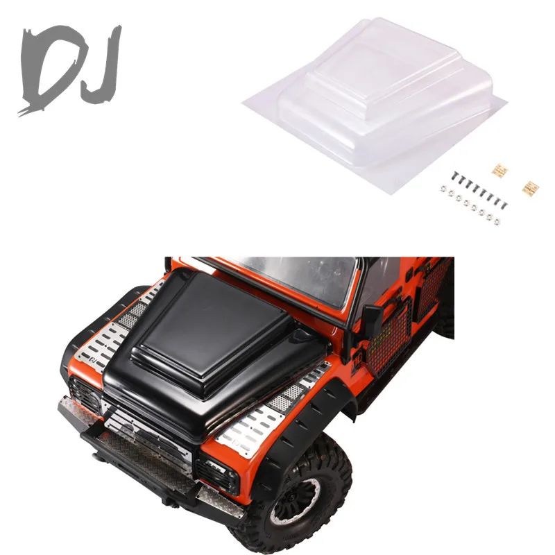 Прозрачная крышка двигателя с фиксированными винтами для 1:10 RC гусеничных