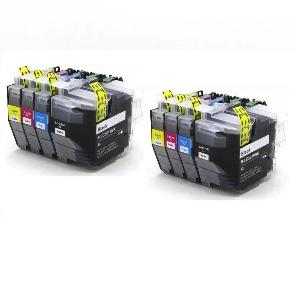 XIMO 8x LC3619 LC3617 LC3619XL чернильные картриджи совместимые с принтером Brother MFC J2330DW J2730DW