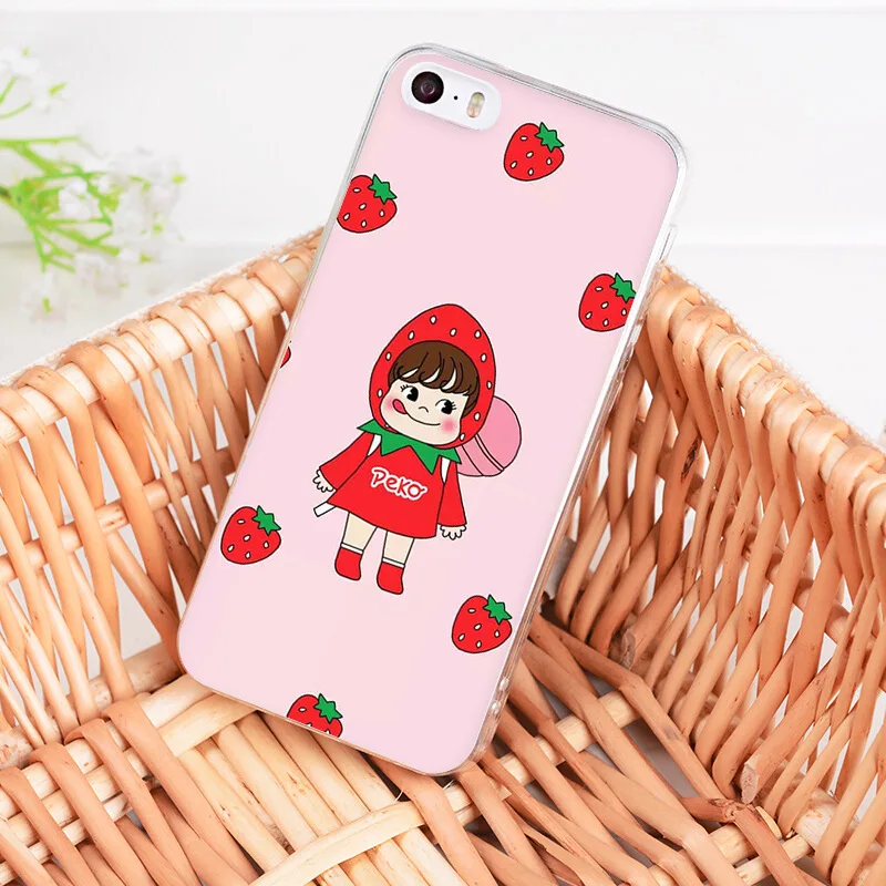 Чехол Fujiya для iphone 13 7 6 X молочный Пеко Чан оболочка чехол телефона 8 6S Plus 10 5