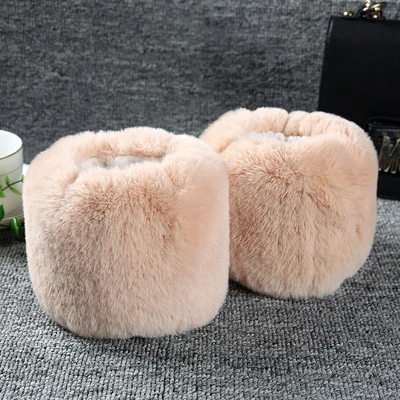 light pink beige Модные женские аксессуары, одежда, гетры, манжеты, чистый сон, ложные манжеты, негабаритные, искусственный кроличий мех, манжеты, браслет из волос на запястье - Цвет: light pink beige