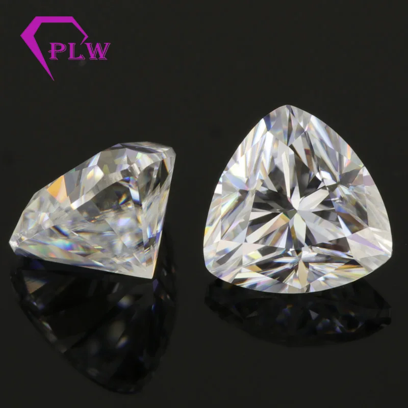 Триллион моиссанит 2 ct 8 мм D Цвет лаборатория выращенные драгоценные камни