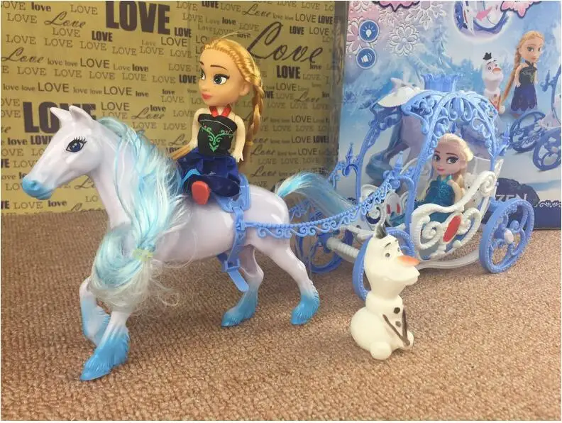 Снежная Королева Принцесса Эльза и Анна Друзей Серии Куклы для Девочек Игрушки