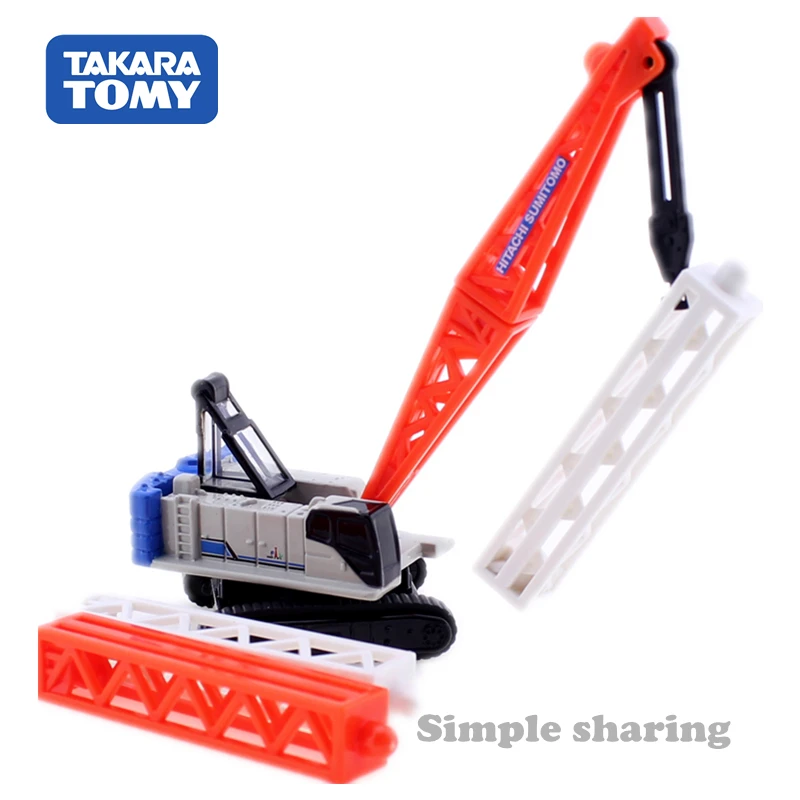 TAKARA TOMY Tomica № 127 Hitachi Sumitomo Crane SCX900-3 строительный автомобиль литой под давлением металлическая модель автомобиля набор забавных детских игрушек
