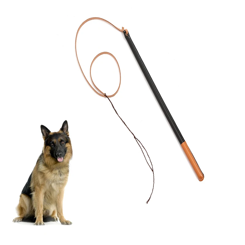 Кожа Кинологический Whip для средних собак schutzhund K9 Pet обучение поводки с длинными