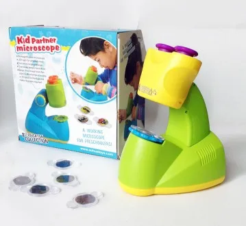 Горячая Распродажа наборы для детей микроскоп начинающих набор микроскопов