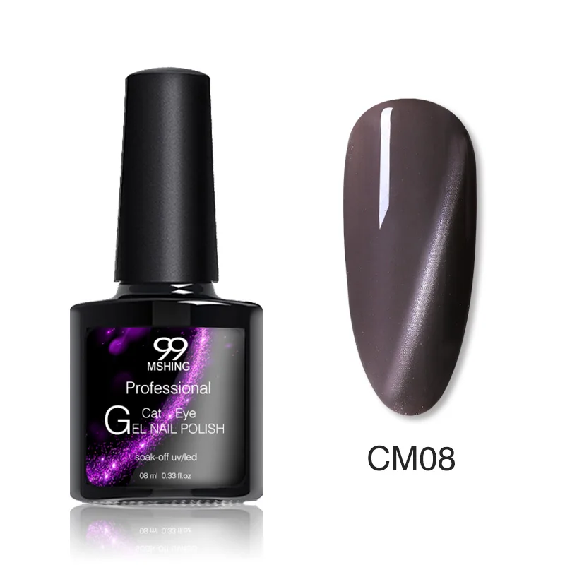 CM08 Mshing99 3D кошачий глаз Гель-лак для ногтей vernis Полупостоянный УФ-лак для маникюрный гель для ногтей праймер верхнее покрытие Гель-лак - Цвет: CM08