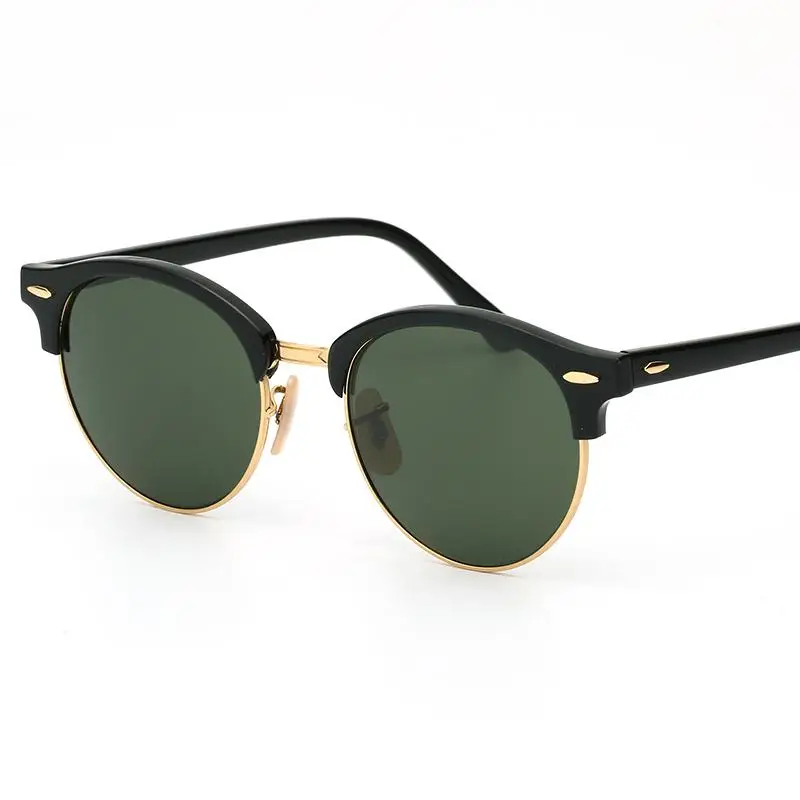 Очки солнцезащитные мужские с полуободковой оправой UV400 4246|brand sun glasses|designer