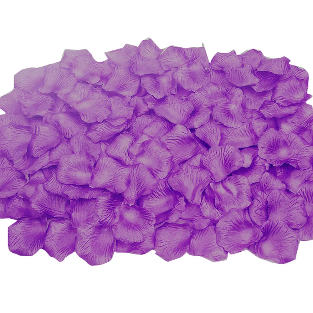 2000 шт Бургундия Шелковая Роза искусственная лепестки Свадебное Украшение Цветок