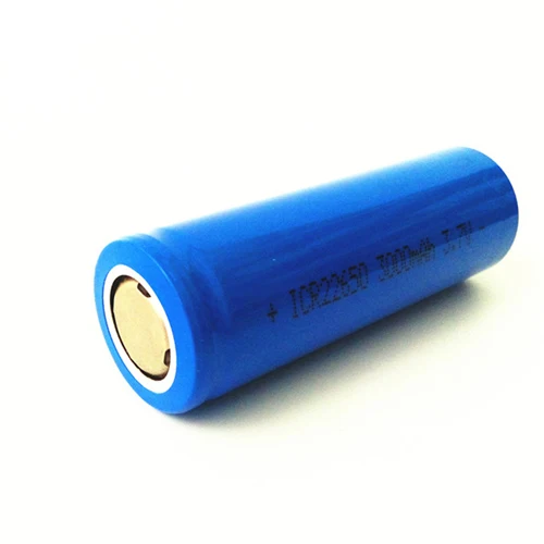 Flat head battery SORAVESS 3,7 V 22650 литий-ионная батарея 3000 mAh ICR22650 литий-ионная аккумуляторная батарея для динамика светодиодный фонарь - Цвет: Flat head battery