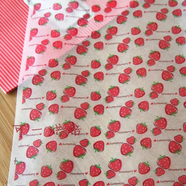 50 шт./лот вощеная бумага для упаковки пищевых продуктов выпечки закусок бургеров