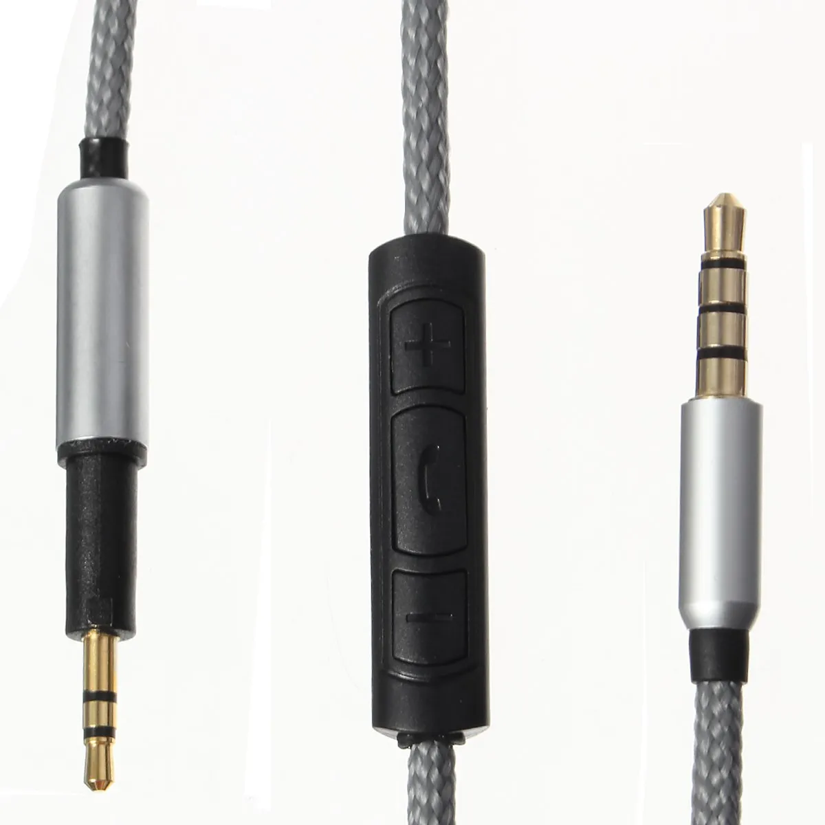 Прочный нейлоновый кабель для наушников с микрофоном AKG K450 K451 K452 аудиокабель iPhone