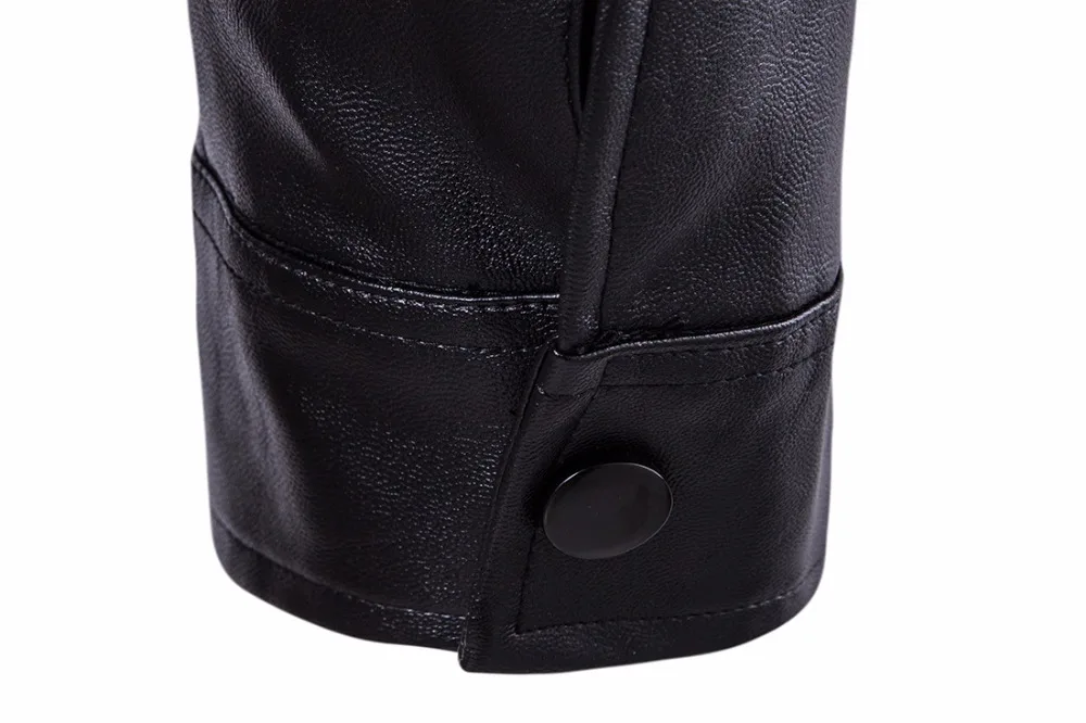 Куртка мужская кожаная с множеством карманов модная локомотивная куртка