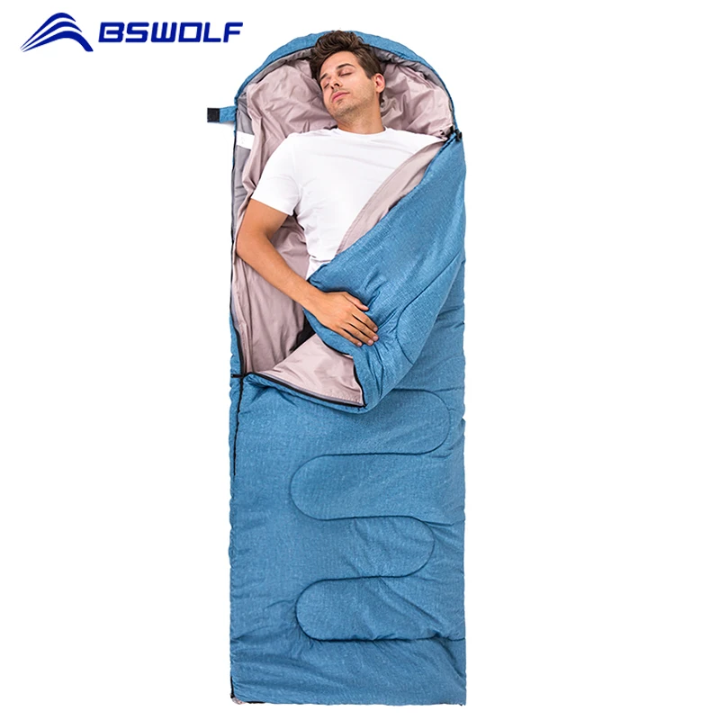 BSWolf Портативный Открытый Кемпинг путешествия конверт спальный мешок для