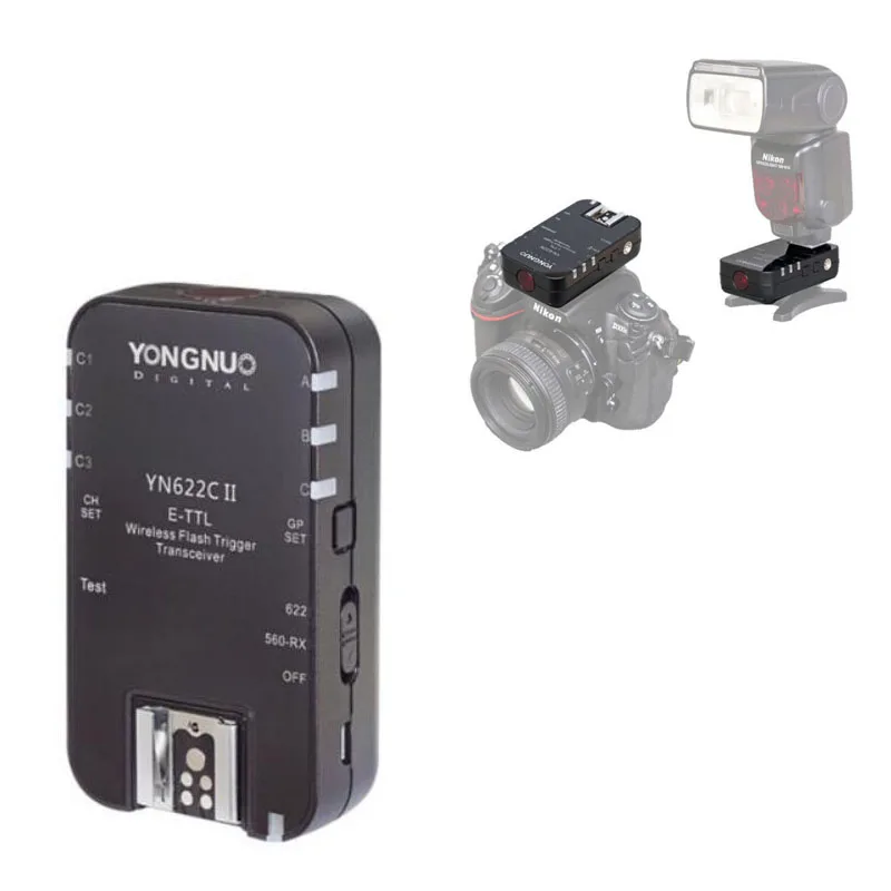 Yongnuo YN622C/НИИ YN 622C/N II HSS ttl Беспроводной вспышка триггера приемопередатчик для Canon