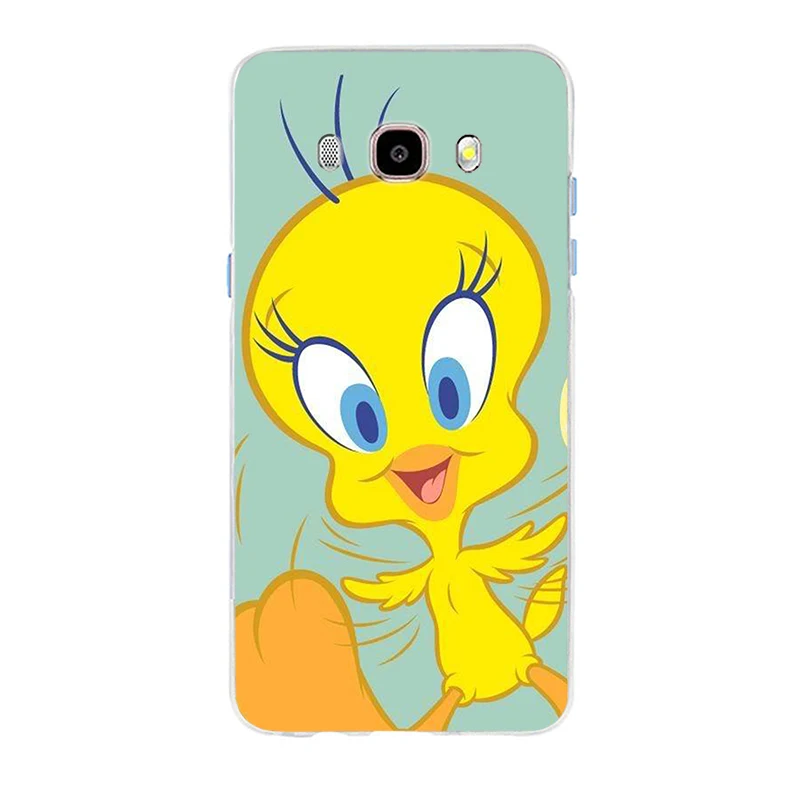 Tweety чехол с изображением птиц Мягкий Силиконовый ТПУ для телефона Samsung Galaxy S6 S6edge