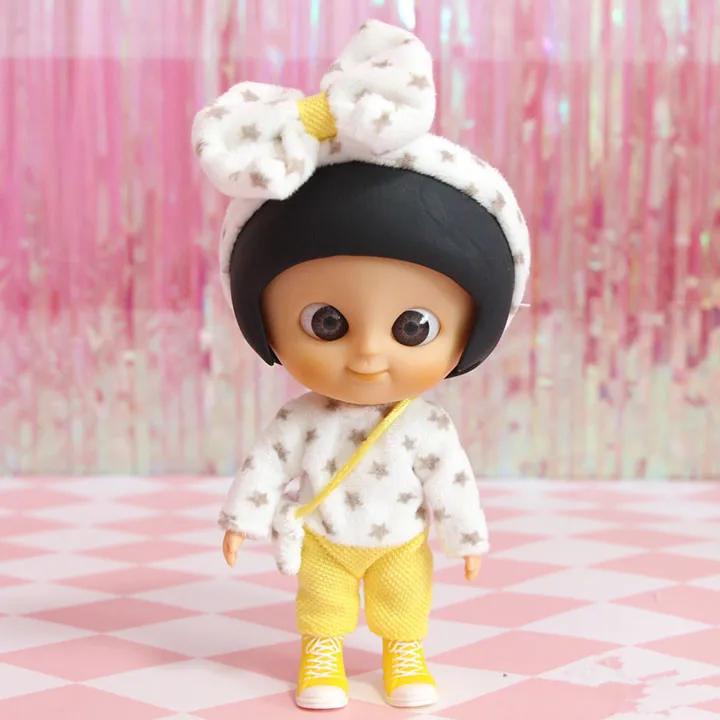 Милый медведь куклы макияж IXDOLLS Blyth детские игрушки с одеждой, большие глаза головы утки Тигры sheeps Фабрика мода подходит для девочек