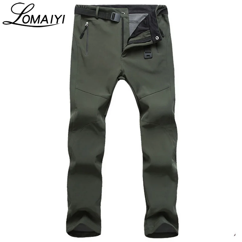 LOMAIYI женские повседневные брюки зимние теплые флисовые черные нижние российские