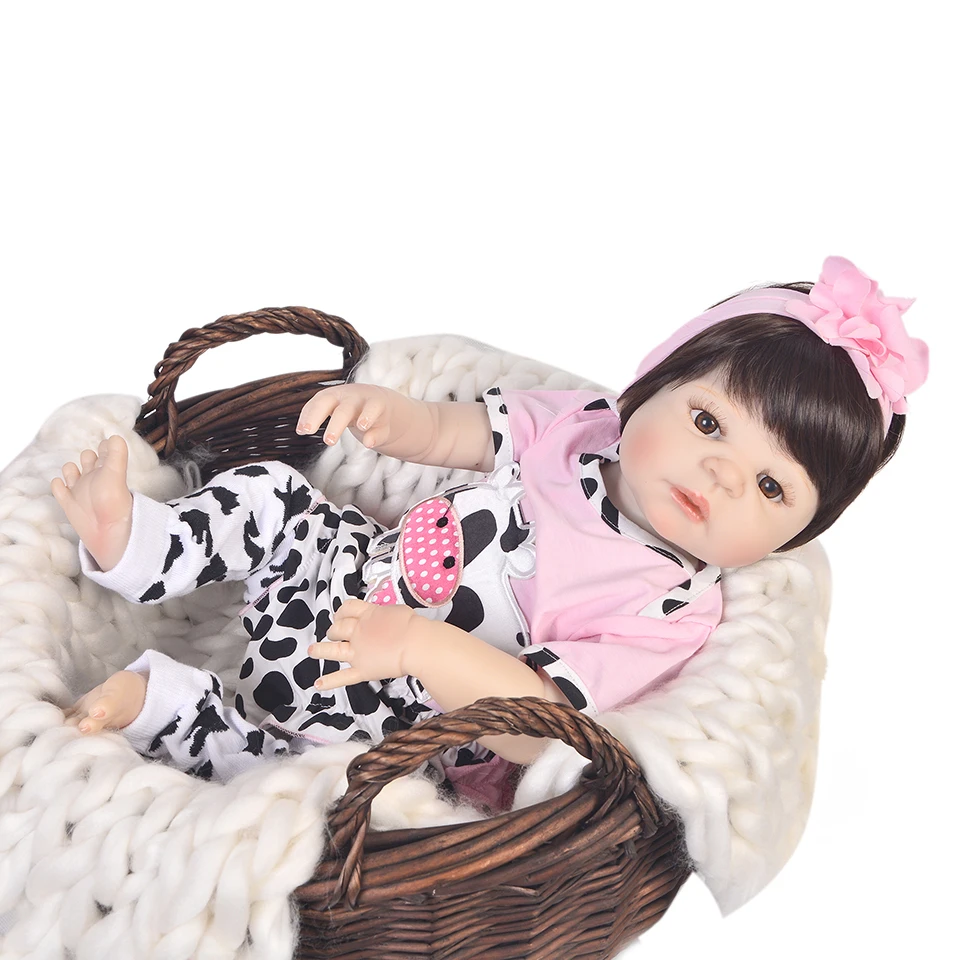 Bebe реальное возрождение corpo de silicone inteiro полный винил силикон reborn baby куклы-игрушки для девочек 2" 57 см bebe подарок rebon