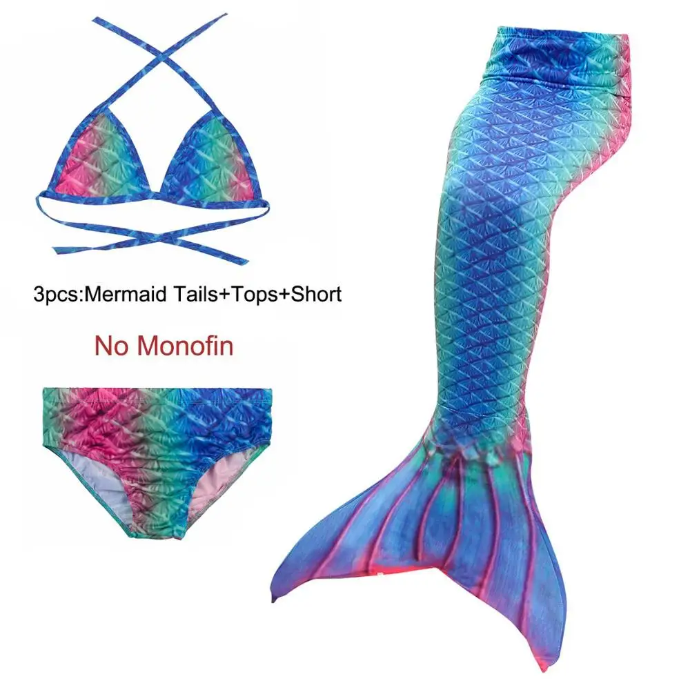 Mermaid 6 Купальный костюм для девочек купальный костюм с хвостом русалки для костюмированной вечеринки, детский купальный костюм с хвостом русалки - Цвет: Mermaid 6