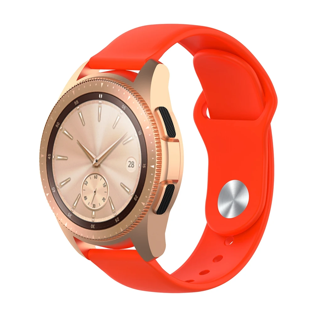 20 мм силиконовый ремешок для Amazfit bip Smartwatch сменный ремешок на запястье для samsung Galaxy watch Active/42 мм влагостойкий ремешок для часов
