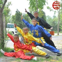 kids and adults embroidery tai chi changquan suit martial arts kung fu wing chun karate uniforms