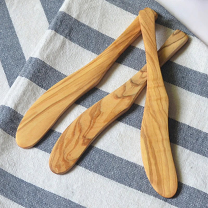 Высококачественный Нож из оливкового дерева для разбрасывания сыра инструмент