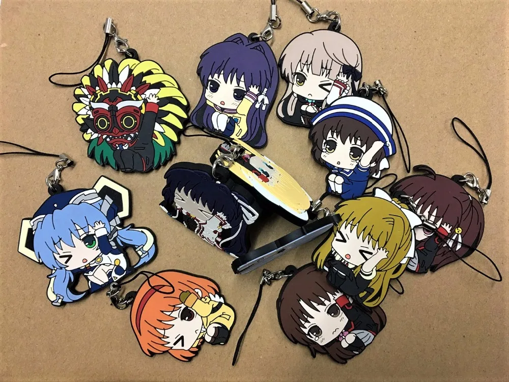 2018 Новое поступление 12 шт./лот Обувь с рисунками из японского аниме Nisekoi резиновый