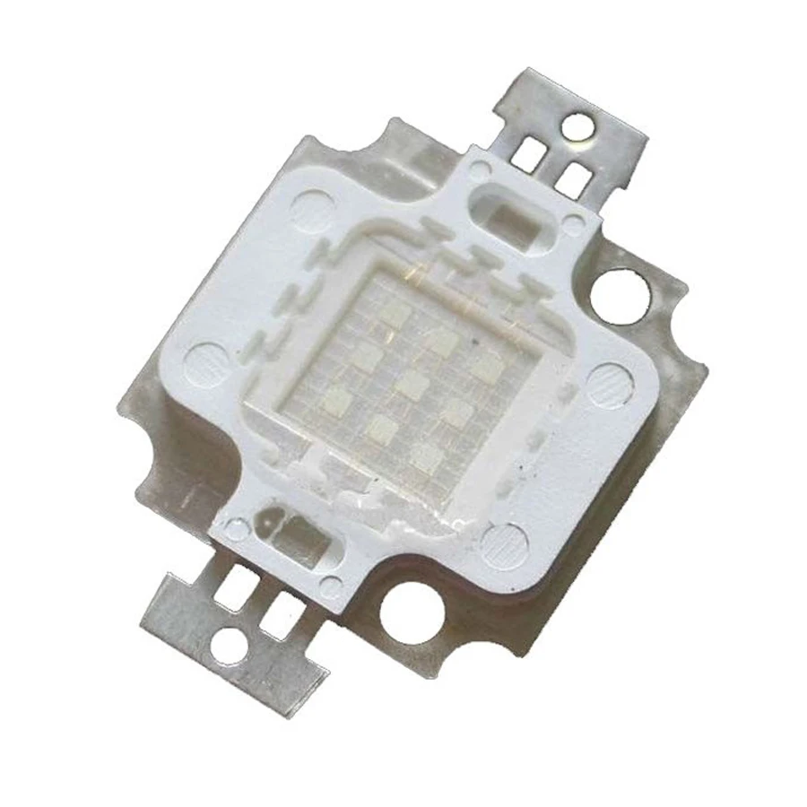 

10 шт./лот 10 Вт 9,6 в ма квадратная основа УФ-ультрафиолетовые нм SMD светодиодные диоды световые детали для стерилизации