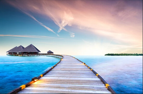 Пользовательские 3D фрески красивый вид фоновой стены природного ландшафта