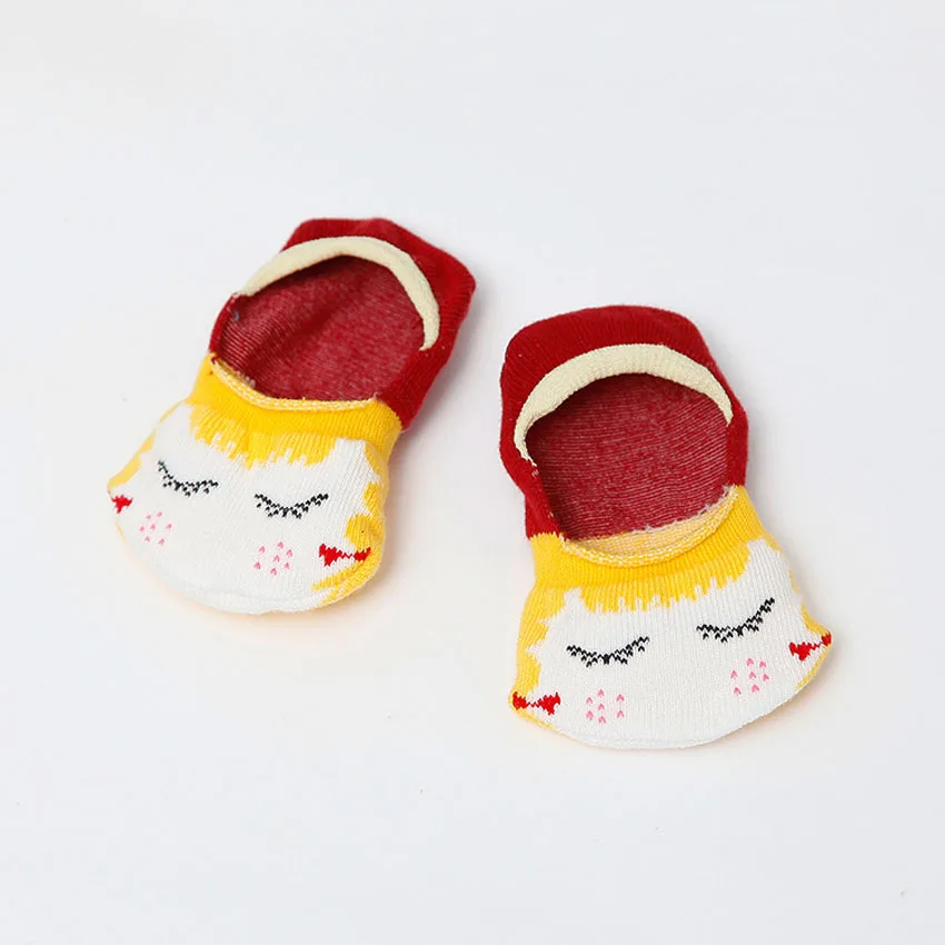Летние хлопковые носки для новорожденных тапочки Повседневные детские