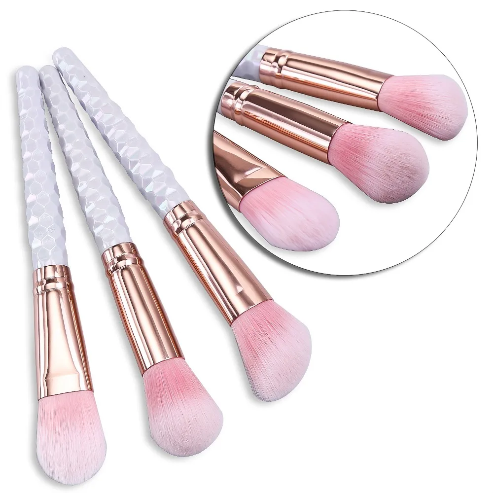 8Pcs/Set Make Brushes Portable Colorful Handle Foundation Powder Eye Shadow Makeup Set Maquiagem Beauty Tools | Красота и здоровье