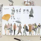 Наклейки бумажные для девочек, 60 шт., творческие, милые, для повседневной жизни, для самостоятельного украшения, дневник в стиле Скрапбукинг