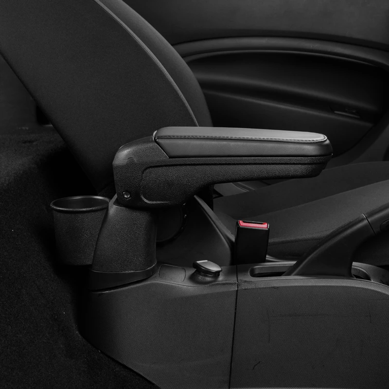 Новинка для Mercedes smart 453 fortwo forfour кожаный подлокотник с подстаканником