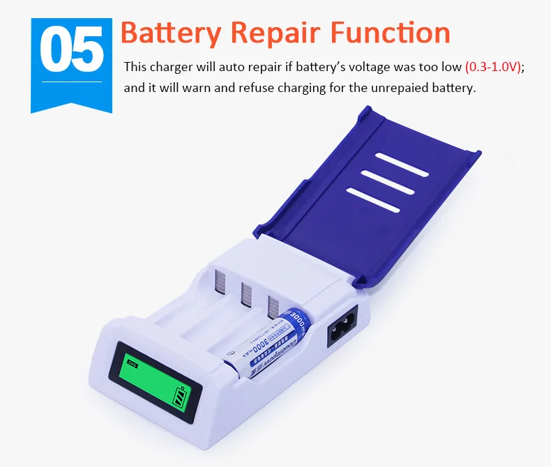 4 слота doulepow DP-K209 lcd Интеллектуальное Быстрое зарядное устройство для 1,2 V AA/AAA Ni-MH/Ni-CD аккумуляторные батареи OEM приемлемо