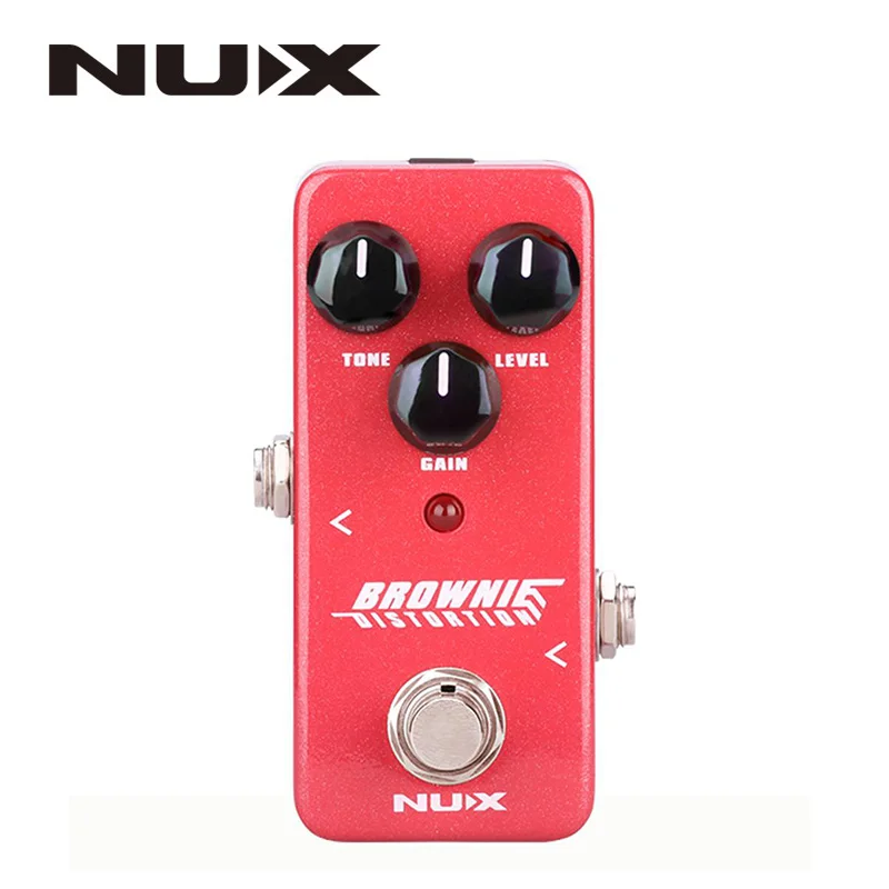 New NUX NDS-2 BROWNIE Distortion Guitar Effect Pedal Full Metal Shell True Bypass