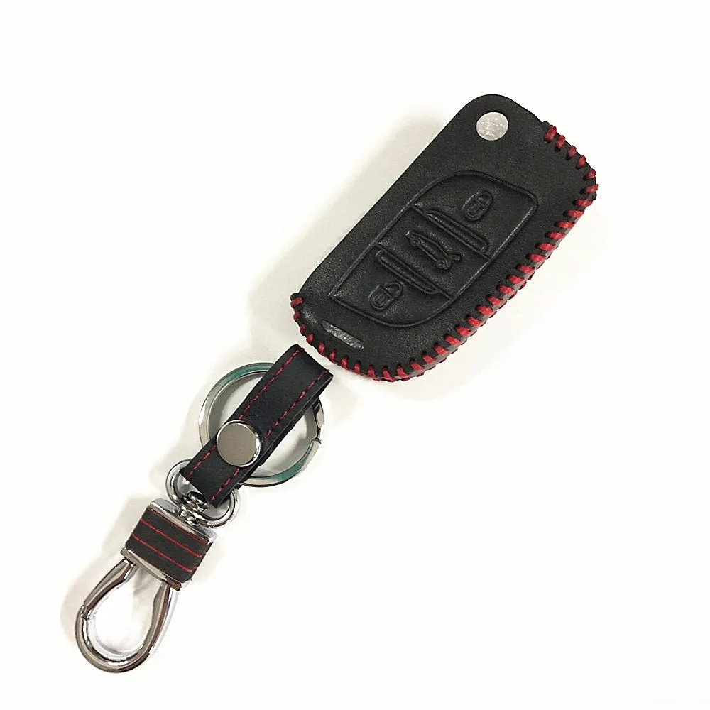 Чехол для автомобильного ключа Peugeot 206 207 301 307 308 407 607 807 3008 Citroen C2 C3 C4 C5 C6 DS|Футляр