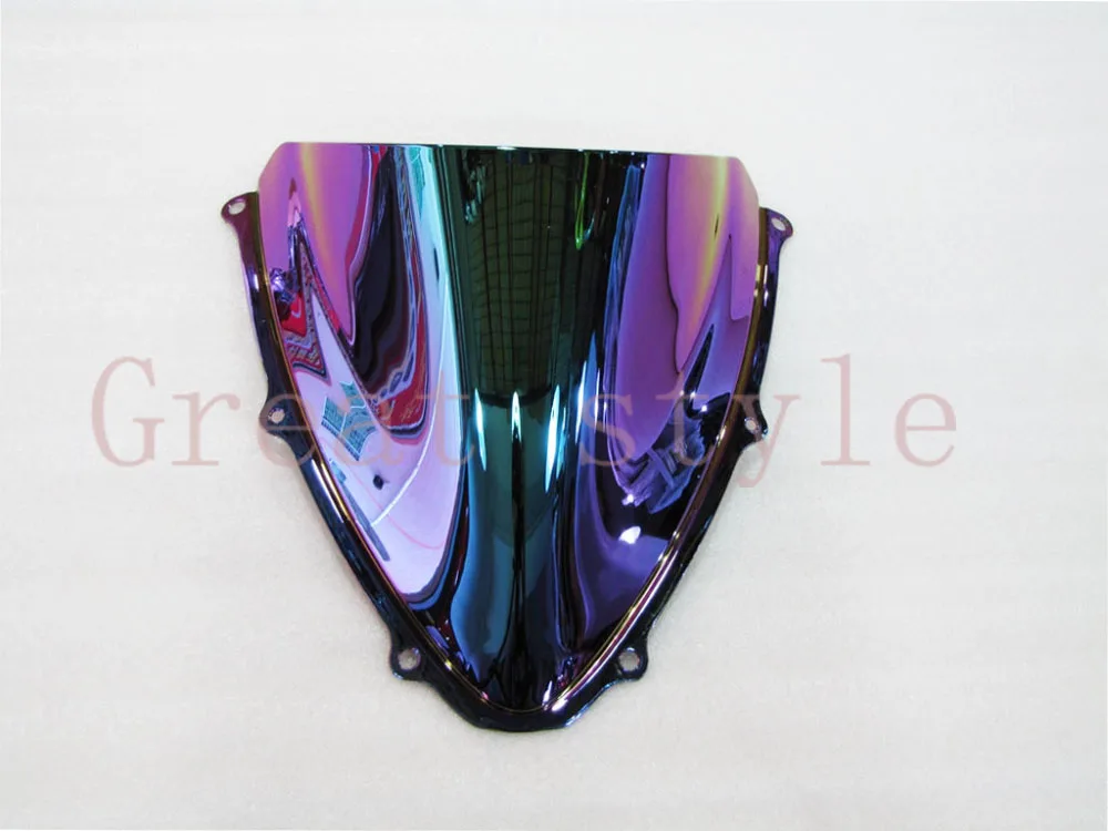Multicolor Для Suzuki GSX-R600 GSX-R750 GSXR600 GSXR750 GSXR 600 750 K6 2006 2007 06 07 ABS moto rbike лобовое стекло лобовое стекло серебро - Цвет: Multicolor
